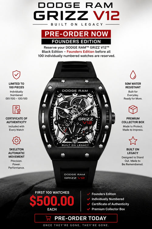 DODGE RAM™ GRIZZ V12™ Black Edition Pre- Order Now