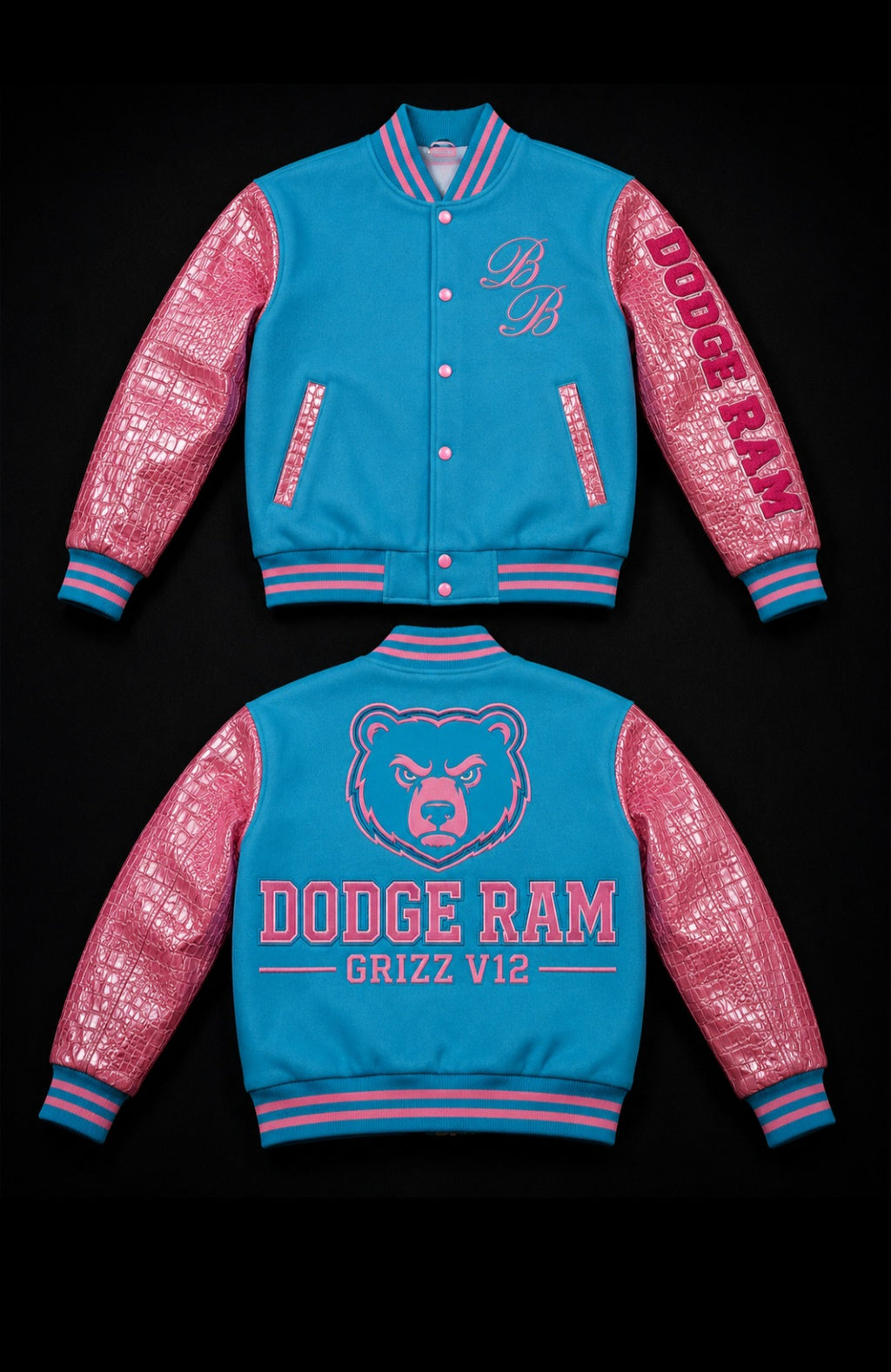 DODGE RAM™ GRIZZ V12™ Premium Varsity Jacket