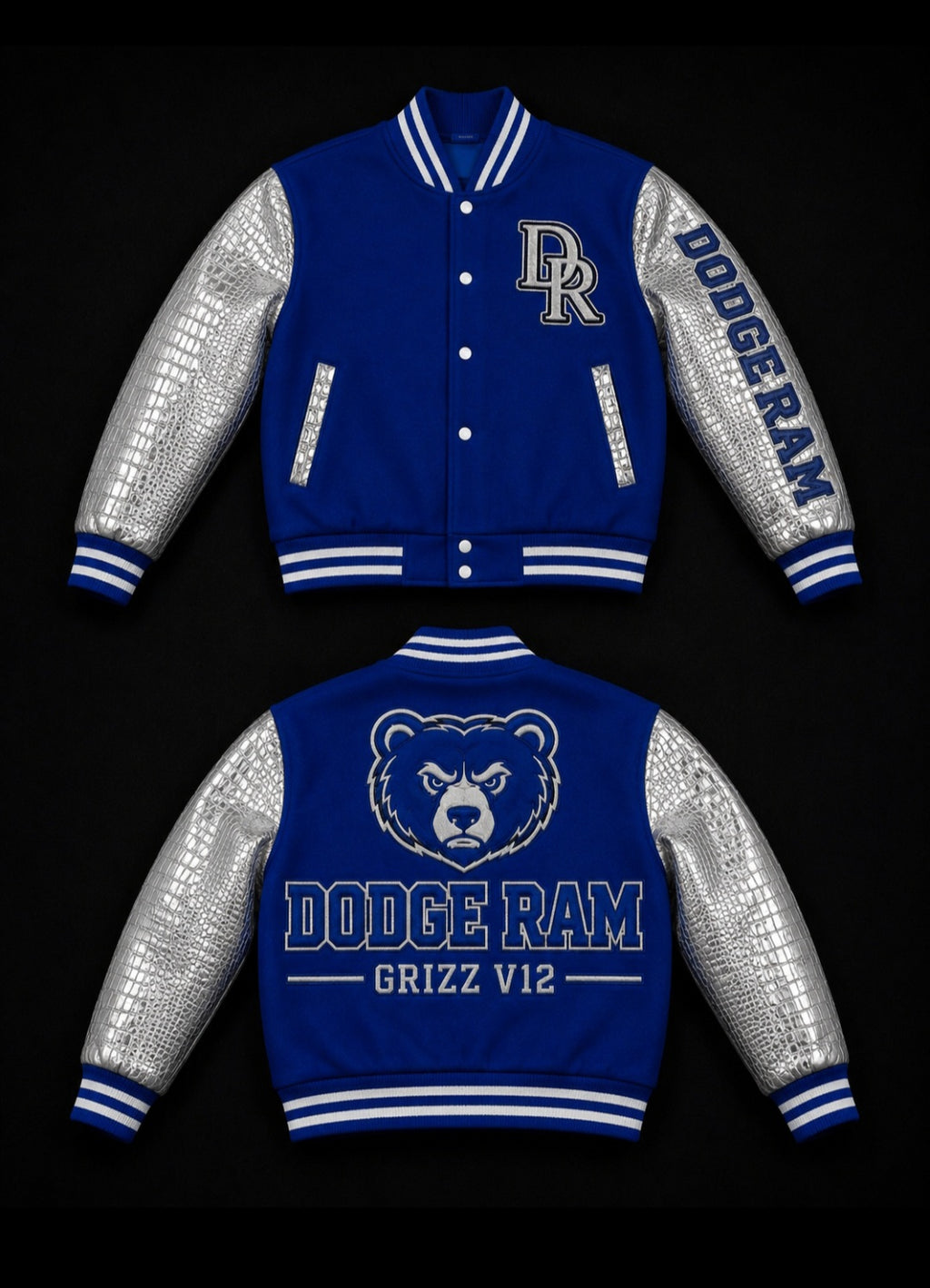 DODGE RAM™ GRIZZ V12™ Premium Varsity Jacket