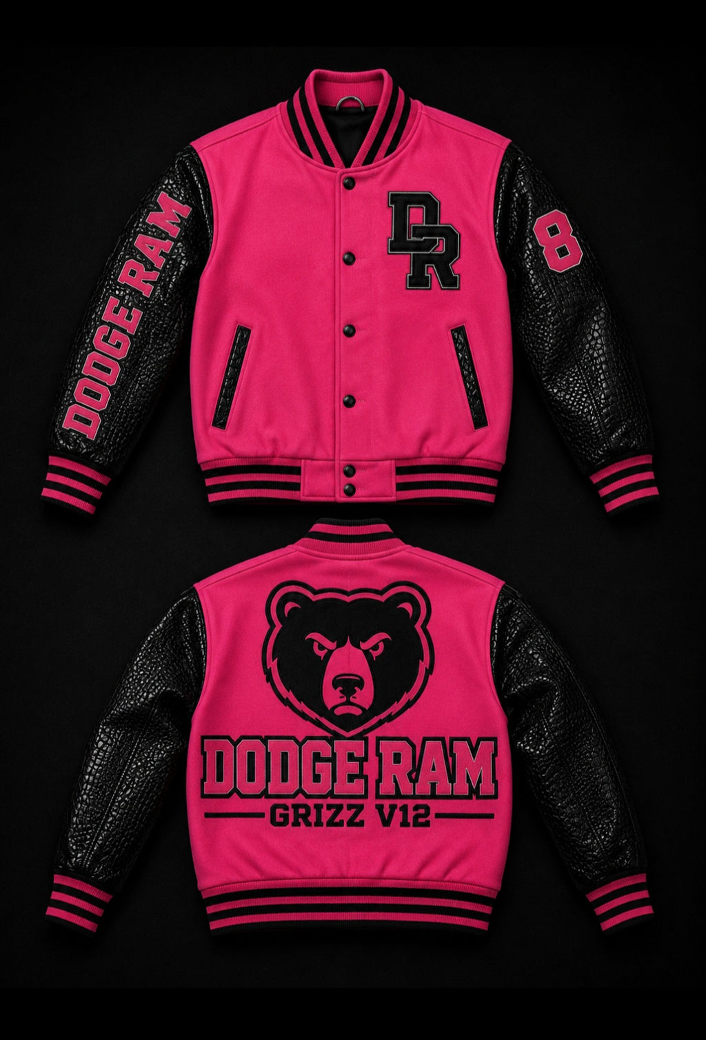 DODGE RAM™ GRIZZ V12™ Premium Varsity Jacket