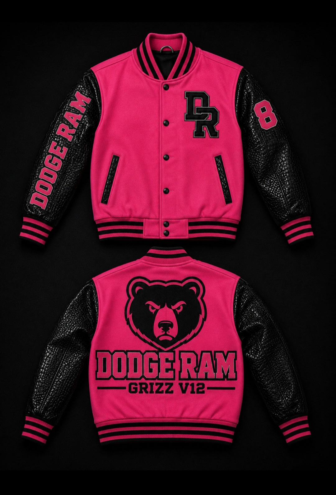 DODGE RAM™ GRIZZ V12™ Premium Varsity Jacket